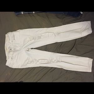 Pacsun Bright White Ripped Jeans